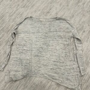 Lou & Grey size small gray long sleeved shirt